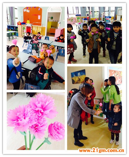喜迎元宵，三八感恩——福建漳州翰城一品偉才幼兒園主題活動(dòng)2