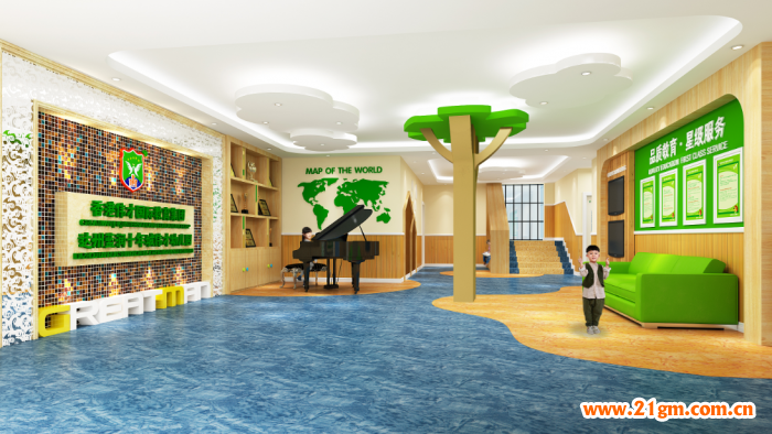 成都達州藍潤十年城偉才幼兒園，建筑面積約2320平方米，戶外面積約1000平方米，由8棟別墅組成，周邊小區(qū)密集度比較高，可以面向整個達州市區(qū)招生，為當(dāng)?shù)靥峁﹥?yōu)質(zhì)幼兒教育平臺。