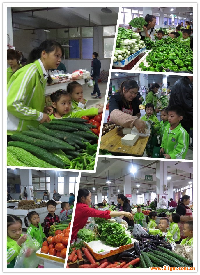 我們到農(nóng)貿(mào)市場購物去！——重慶武隆偉才幼兒園大班幼兒社會實踐活動