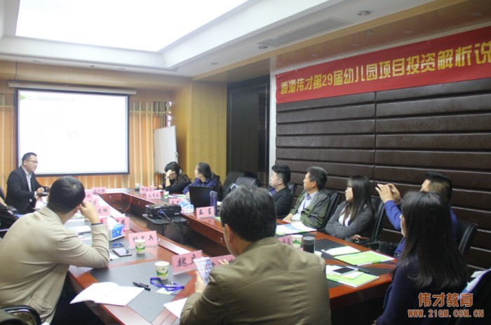 偉才教育第二十九屆幼兒園項(xiàng)目投資解析說明會(huì)開幕