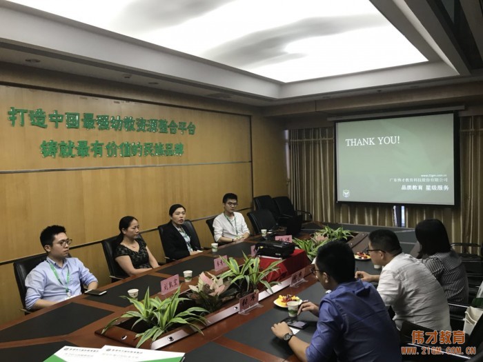 融創(chuàng)中國控股有限公司一行參訪偉才教育