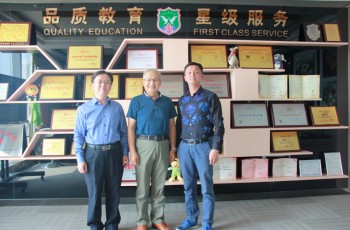 中國行政法學(xué)研究會(huì)副會(huì)長董皞博士、廣州大學(xué)劉暉院長到訪偉才教育