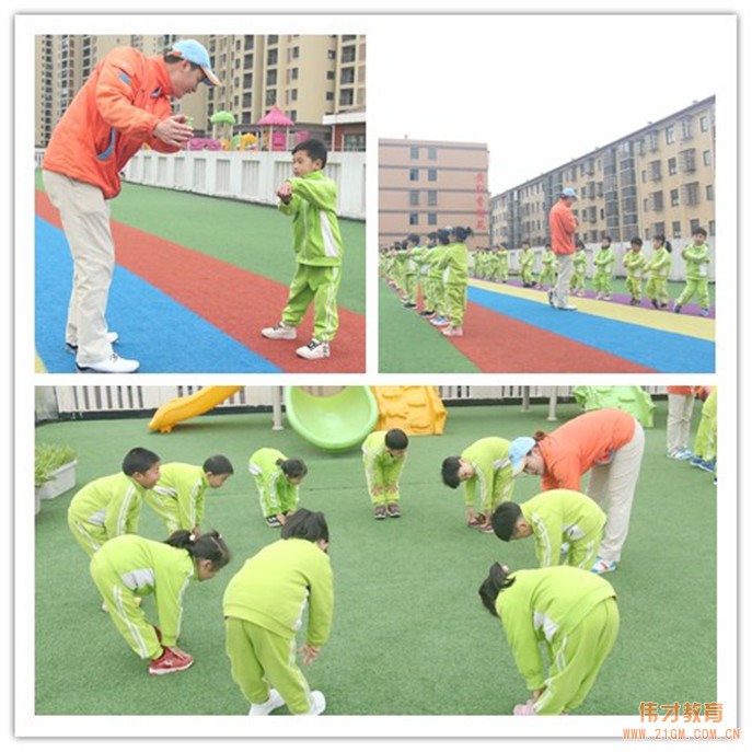 湖北仙桃和合偉才幼兒園：高爾夫戶(hù)外生態(tài)課程開(kāi)桿了！