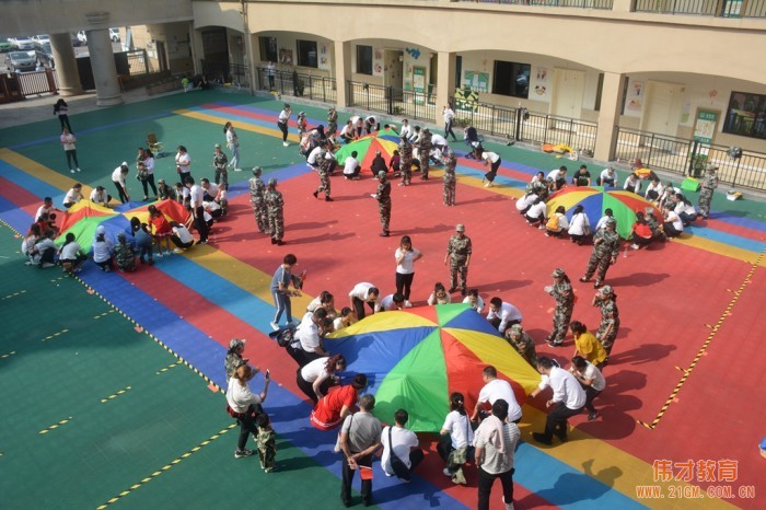 潼南偉才幼兒園慶祝建國(guó)70周年 “我是小小兵”親子運(yùn)動(dòng)會(huì)