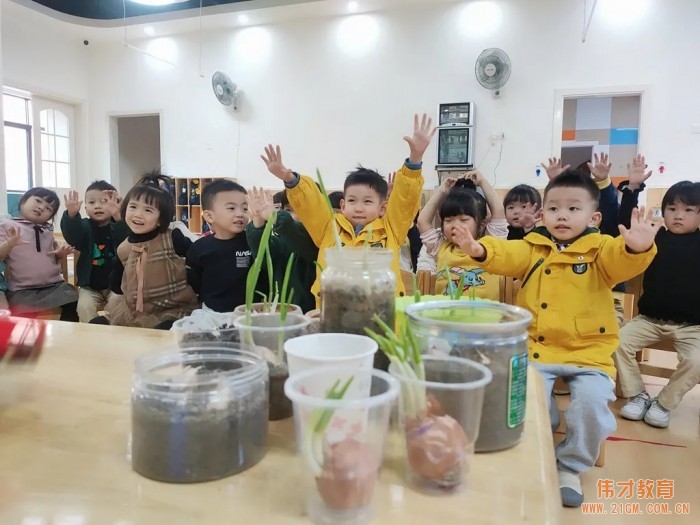 偉才生態(tài)課程：秋收冬藏，生根發(fā)芽丨廣東普寧市偉才幼兒園