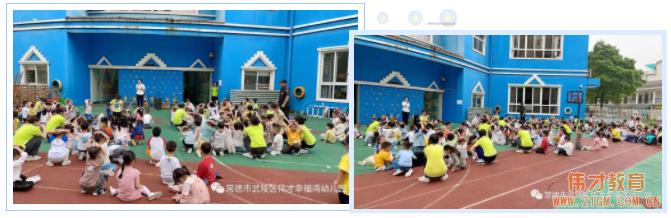 防震抗災(zāi)，安全演練——湖南常德偉才幸福灣幼兒園
